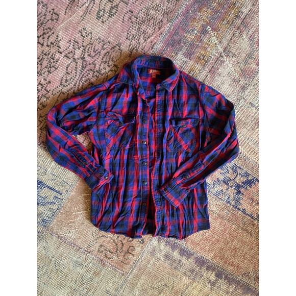 WOMEN'S TEENS Arizona brand flannel. Size small - Picture 1 of 3